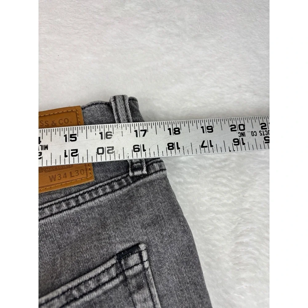 Levis Premium 512 Men's 34x30 Jeans Slim Taper Light Washed Grey Skinny's
